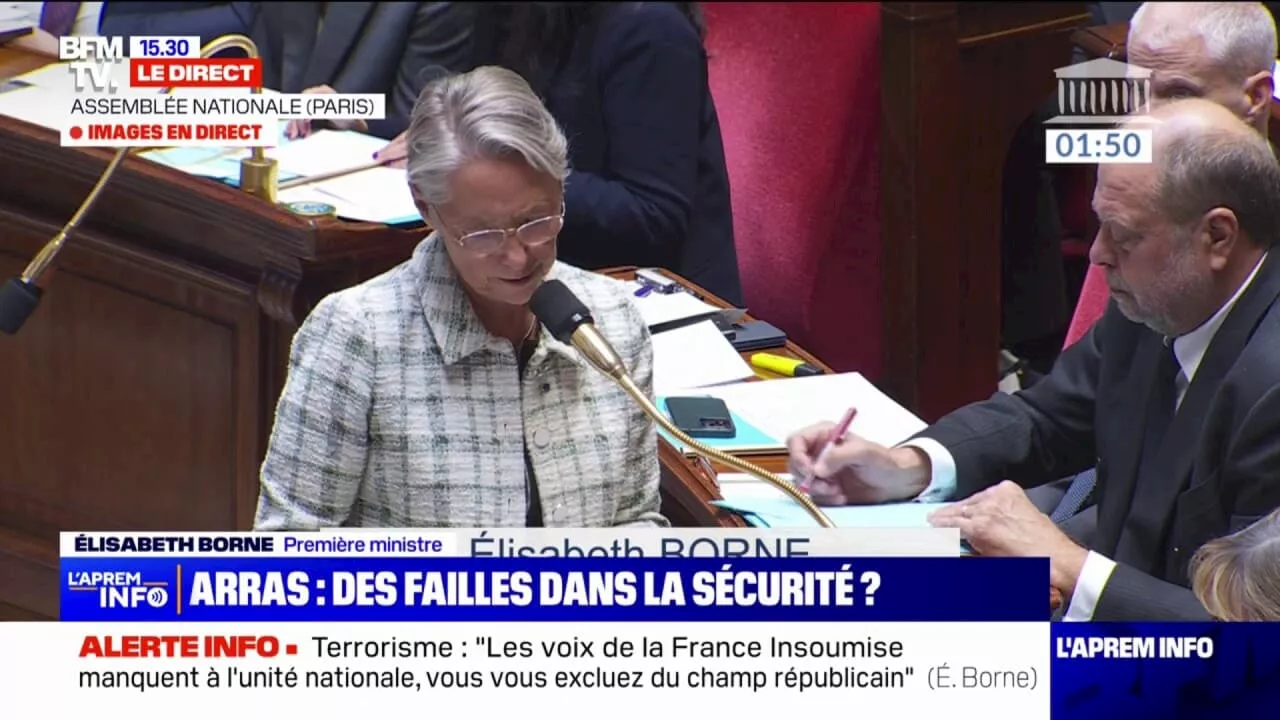 Terrorisme: 'Nous serons impitoyables, avec notamment une attention particulière pour les étrangers radicalisés', assure Élisabeth Borne