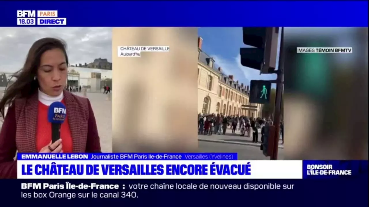 Versailles: le château a nouveau évacué après une alerte à la bombe