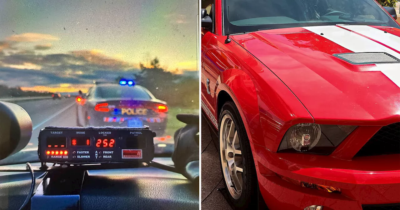 Ontario cops stop driver speeding at an astonishing 250km/h in a rental car