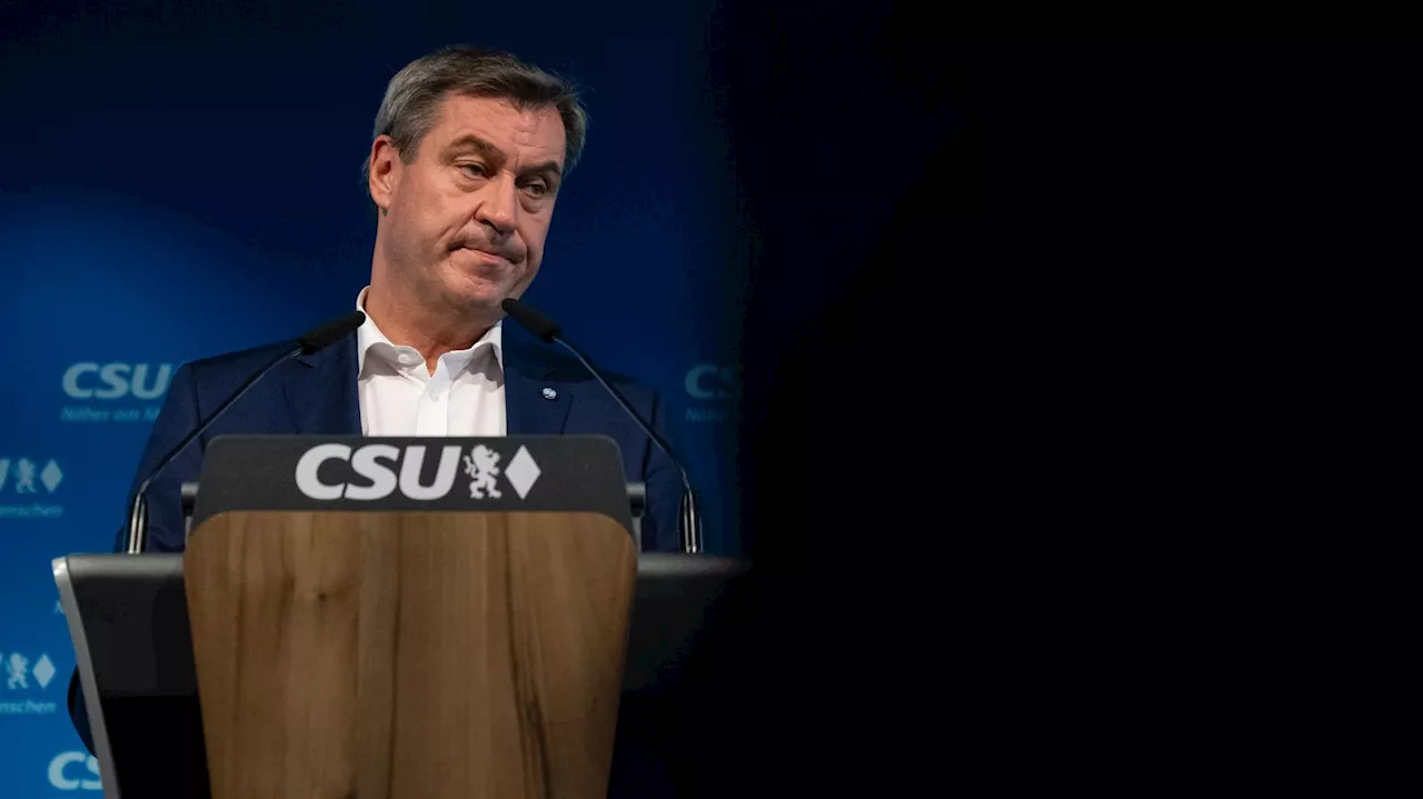 CSU: Das Grummeln über Markus Söder wird lauter - Strategiedebatte in der Partei