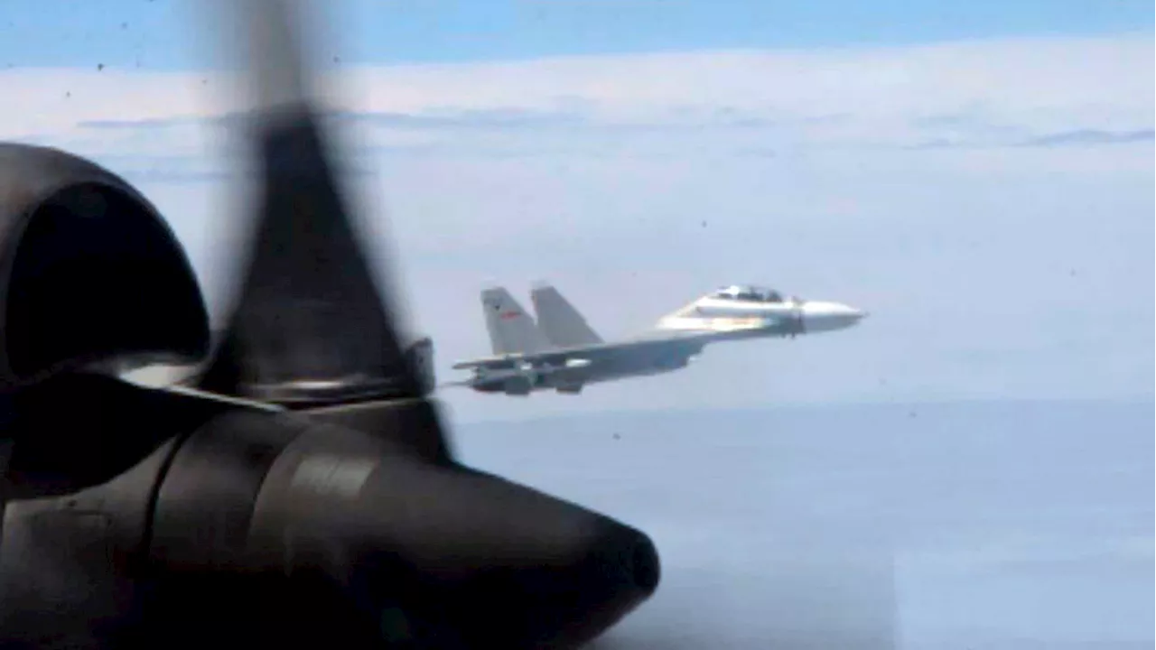 Pentagon releases video of hundreds of 'highly concerning' warplane intercepts by Chinese aircraft