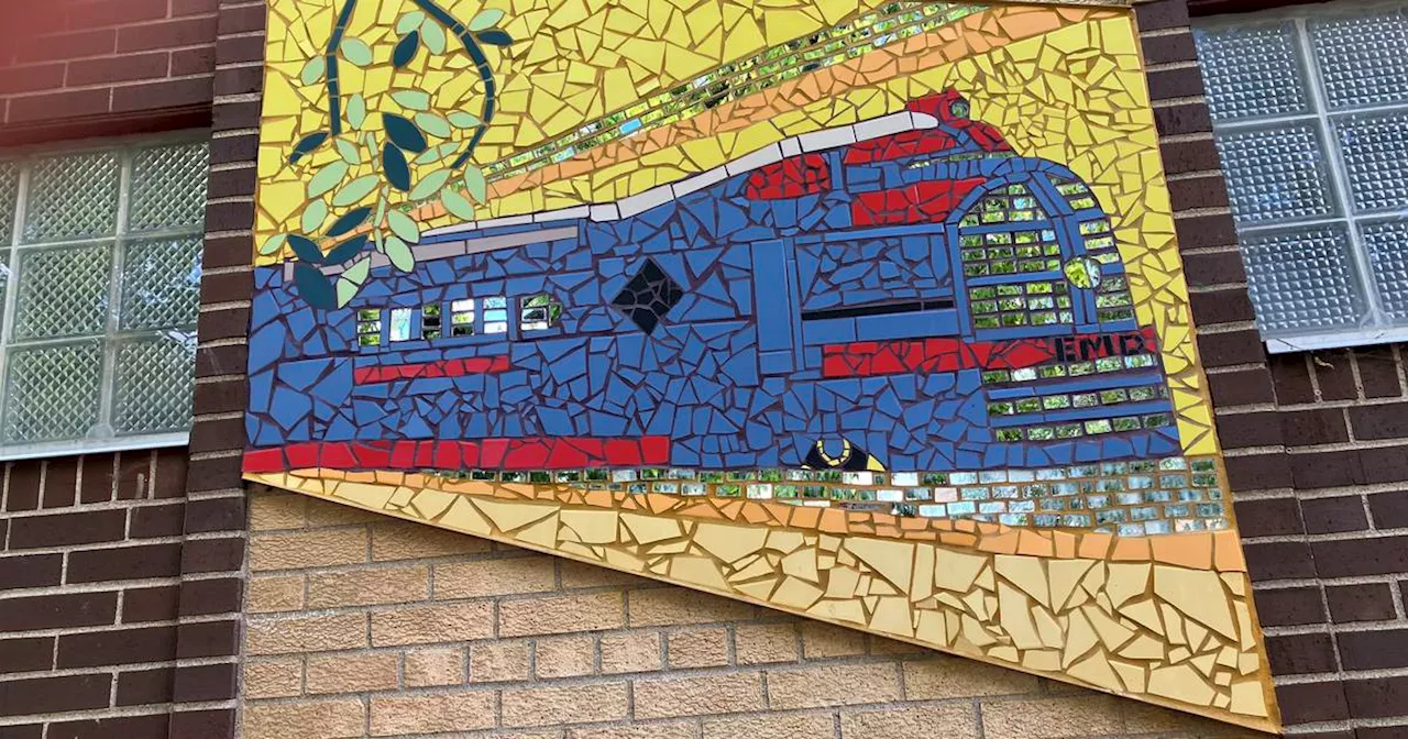 CommUnity Mosaic Mural celebrating the village’s Eastside neighborhood dedicated at the La Grange Community Center