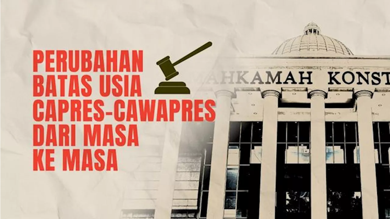 INFOGRAFIS: Perubahan Batas Usia Capres-Cawapres Dari Masa Ke Masa