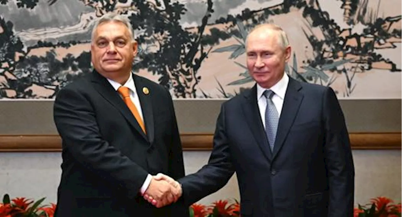 Putin incontra Orban a Pechino: «Soddisfatto dalle relazioni con l'Ungheria»