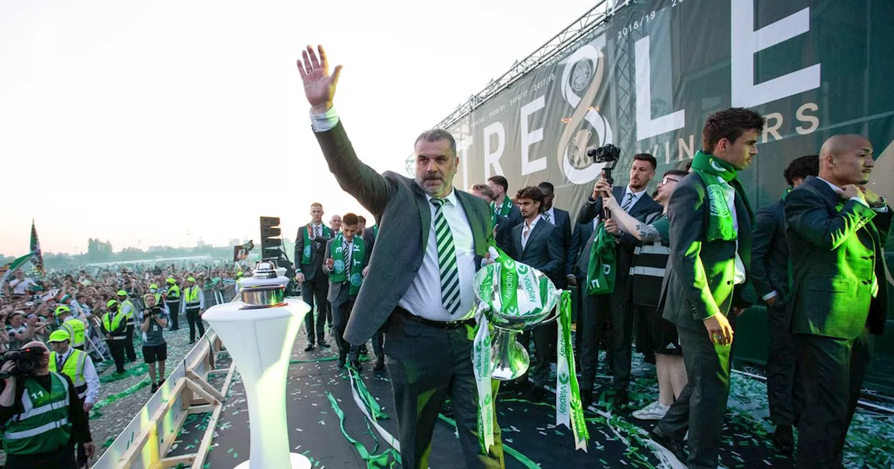 Ange Postecoglou delivers epic Celtic trophy one liner as he hails Hoops