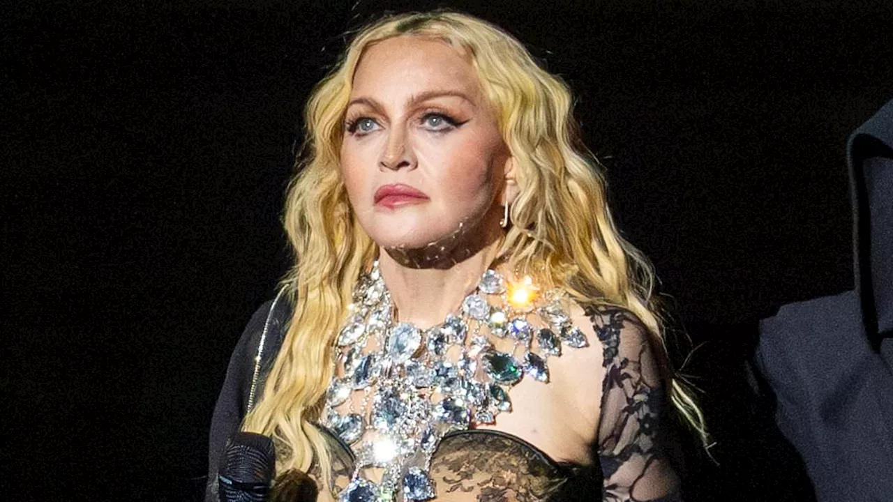 Madonna is 'facing a £300,000 fine after breaking key rule' during Celebration Tour concert at the...