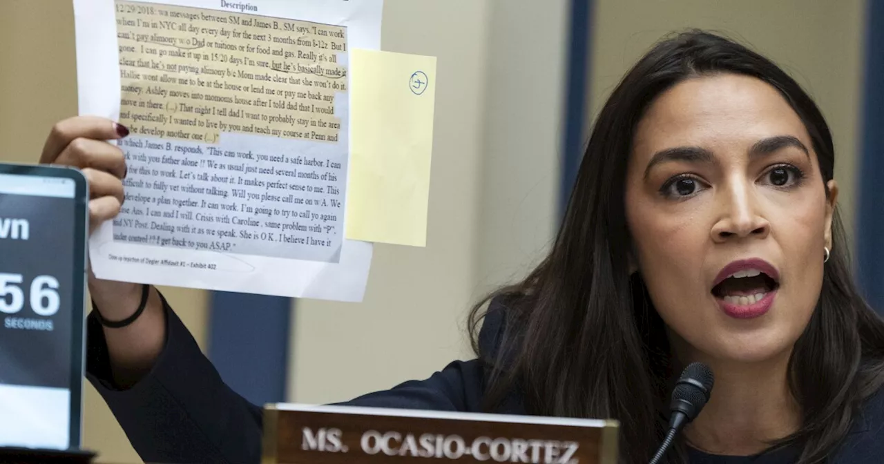 AOC targets vulnerable New York House Republicans ahead of speaker vote for Jim Jordan