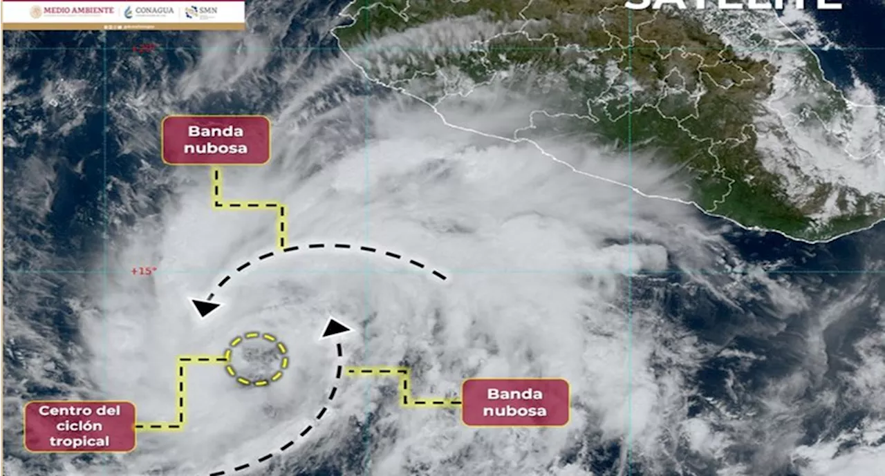 Se forma la tormenta tropical 'Norma' en aguas del Pacífico