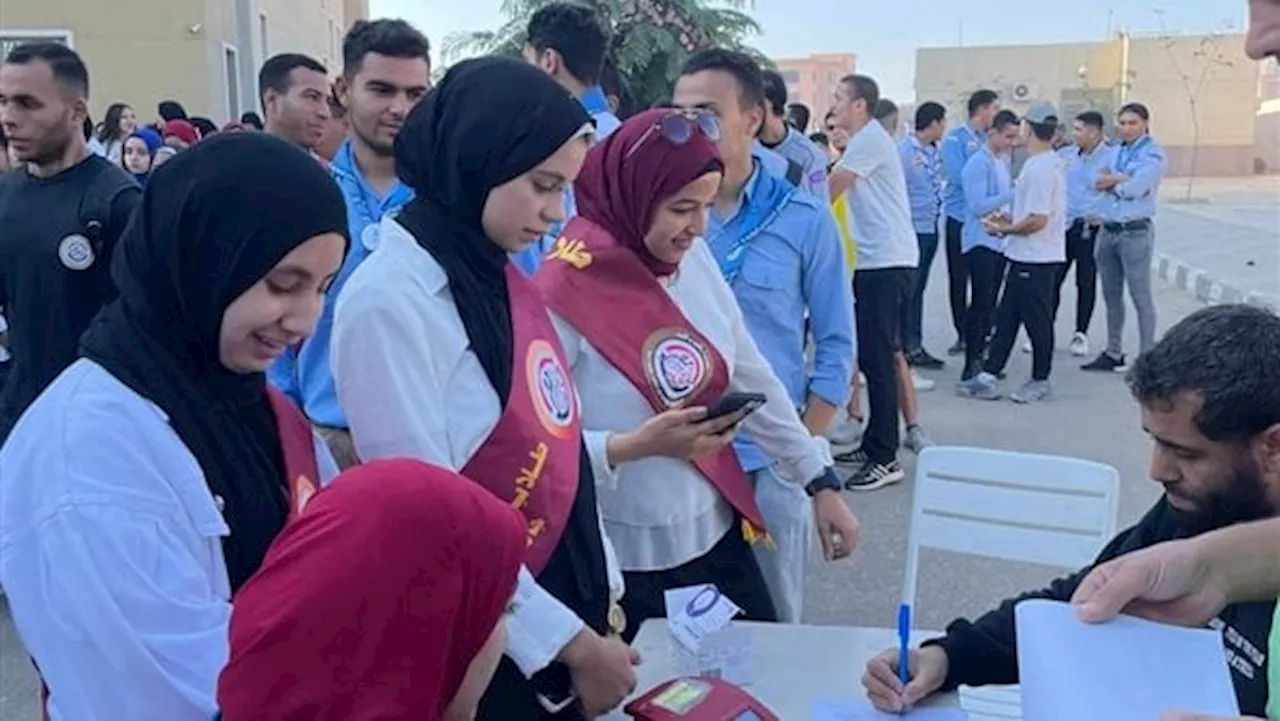 جامعة بنها تطلق حملة للتبرع بالدم لدعم الأشقاء في فلسطين.. صور