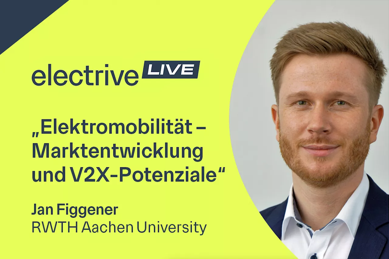 – Marktentwicklung und V2X-Potenziale“ – Jan Figgener von der RWTH Aachen