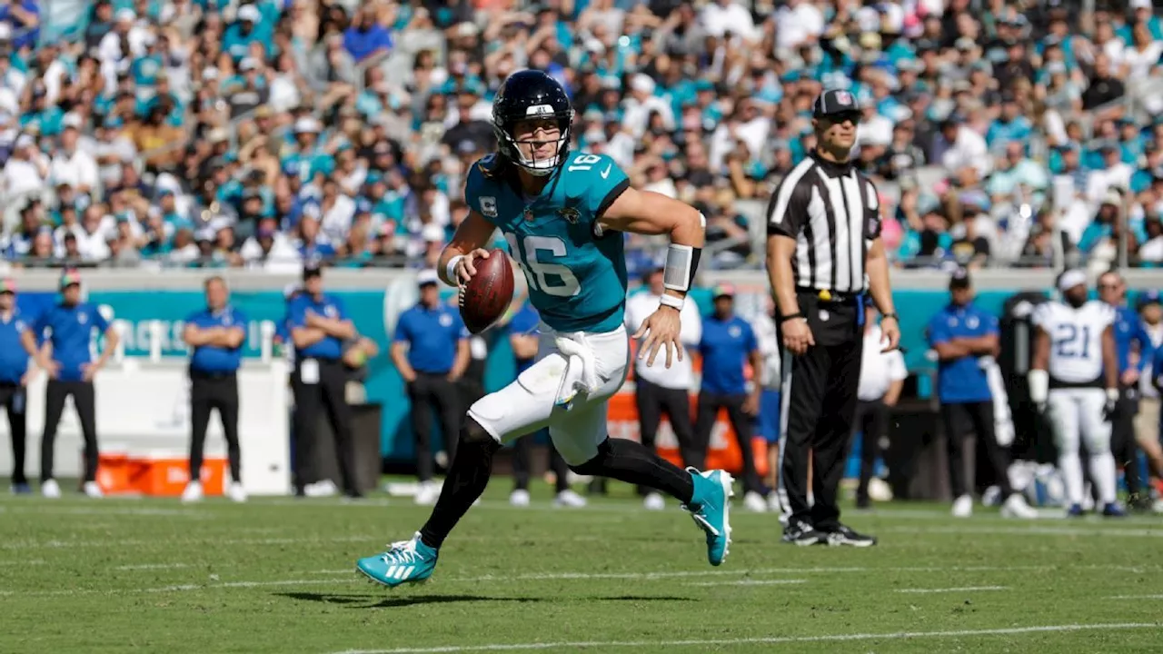 Jaguars' Trevor Lawrence says knee has 'progressed really well'