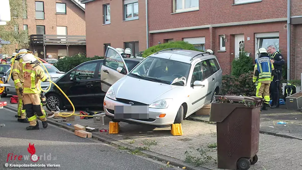 D: Vollgas durch Krampfanfall → zwei Autos und Radfahrer gerammt → 86-Jähriger klemmt unter Pkw