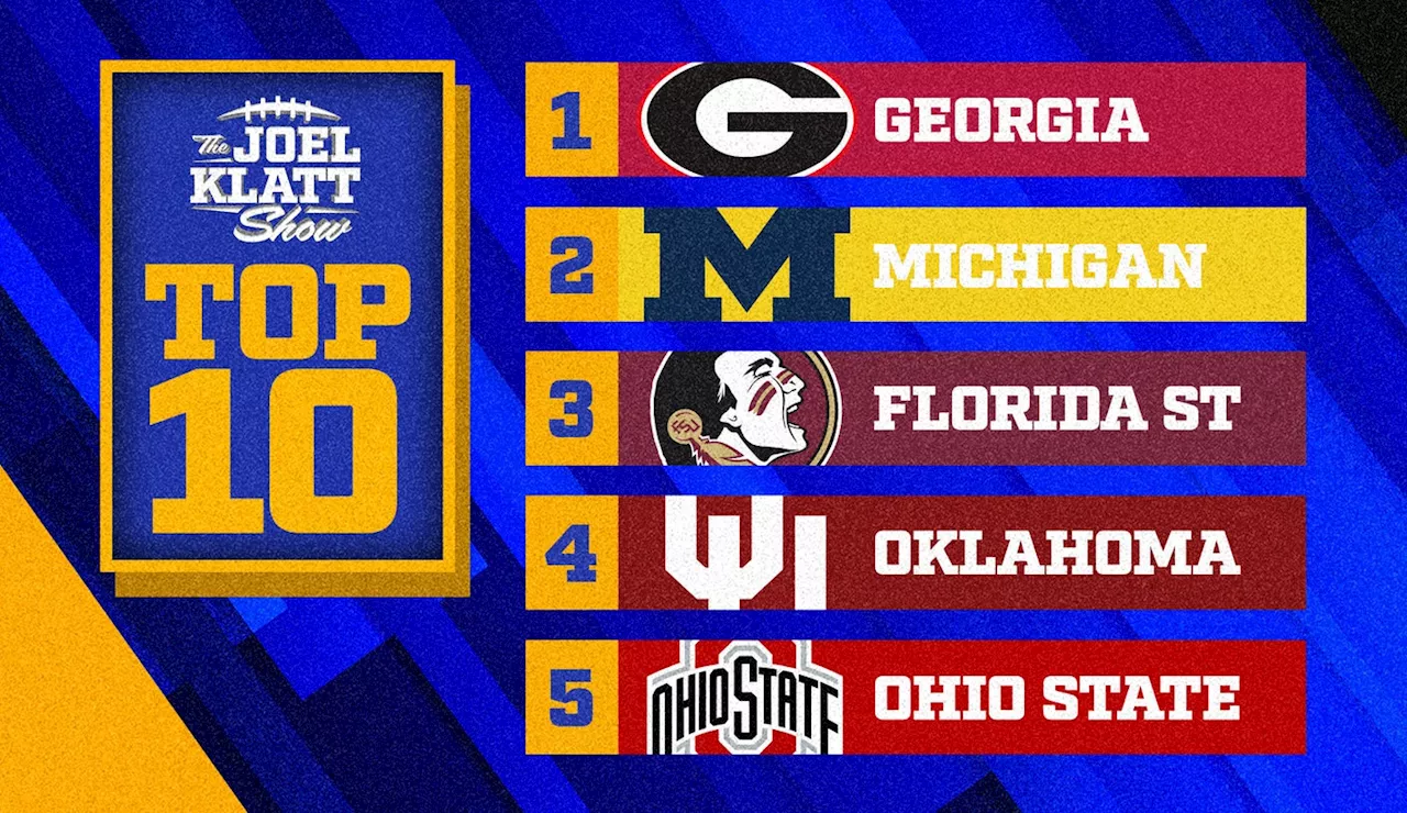 2023 college football top 10 rankings: Joel Klatt's top 10 teams after Week 7