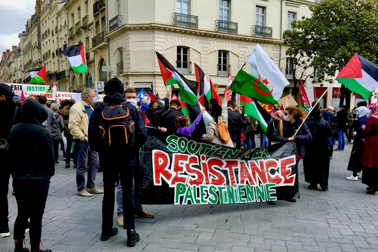 Un nouveau rassemblement de soutien à La Palestine interdit à Nantes par la préfecture