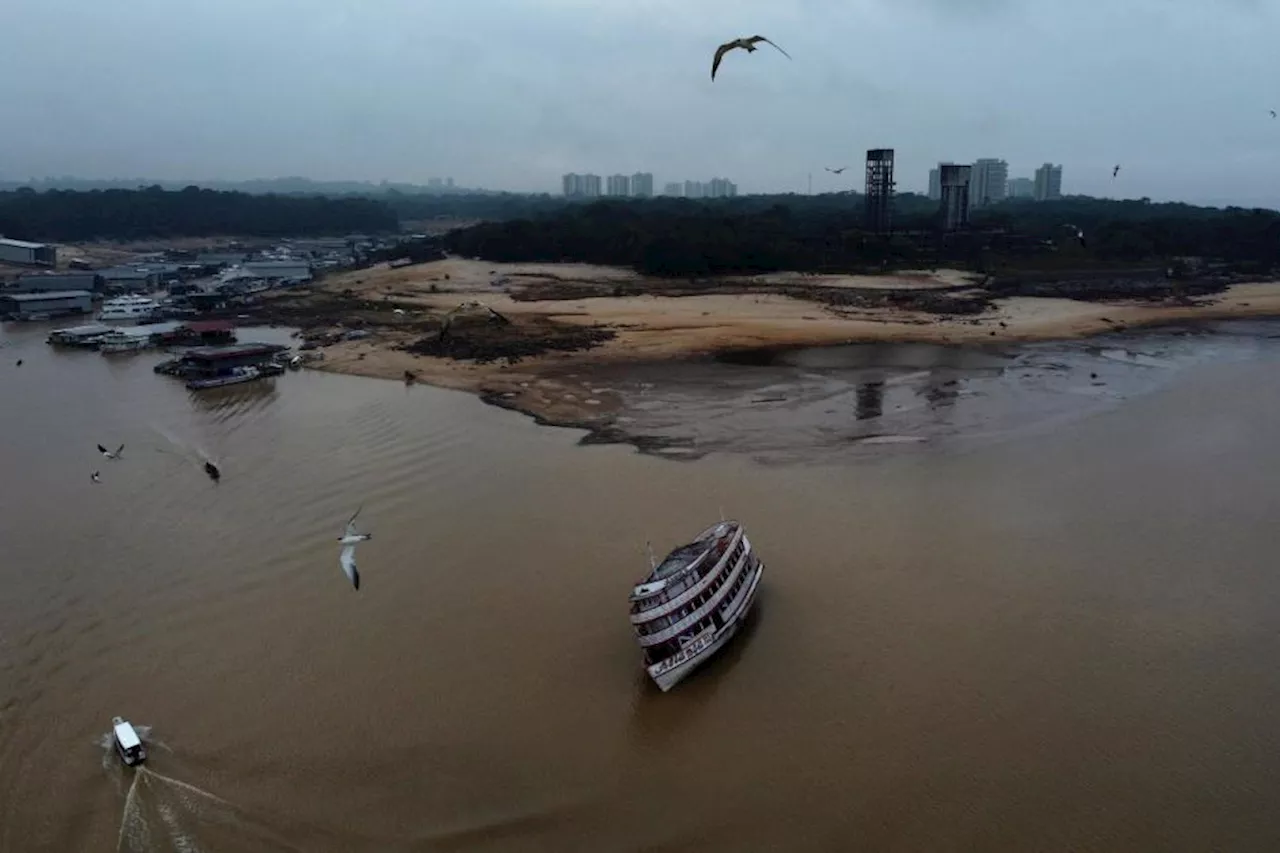 Major Amazon tributary reaches record low as drought takes hold