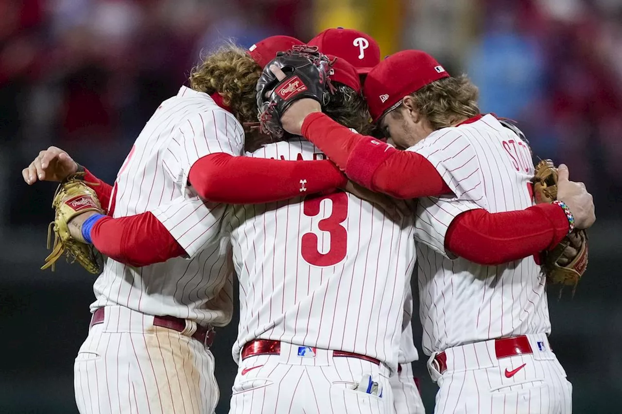 Harper, Schwarber, Castellanos power Phillies past Diamondbacks 5-3 in Game 1 of NLCS