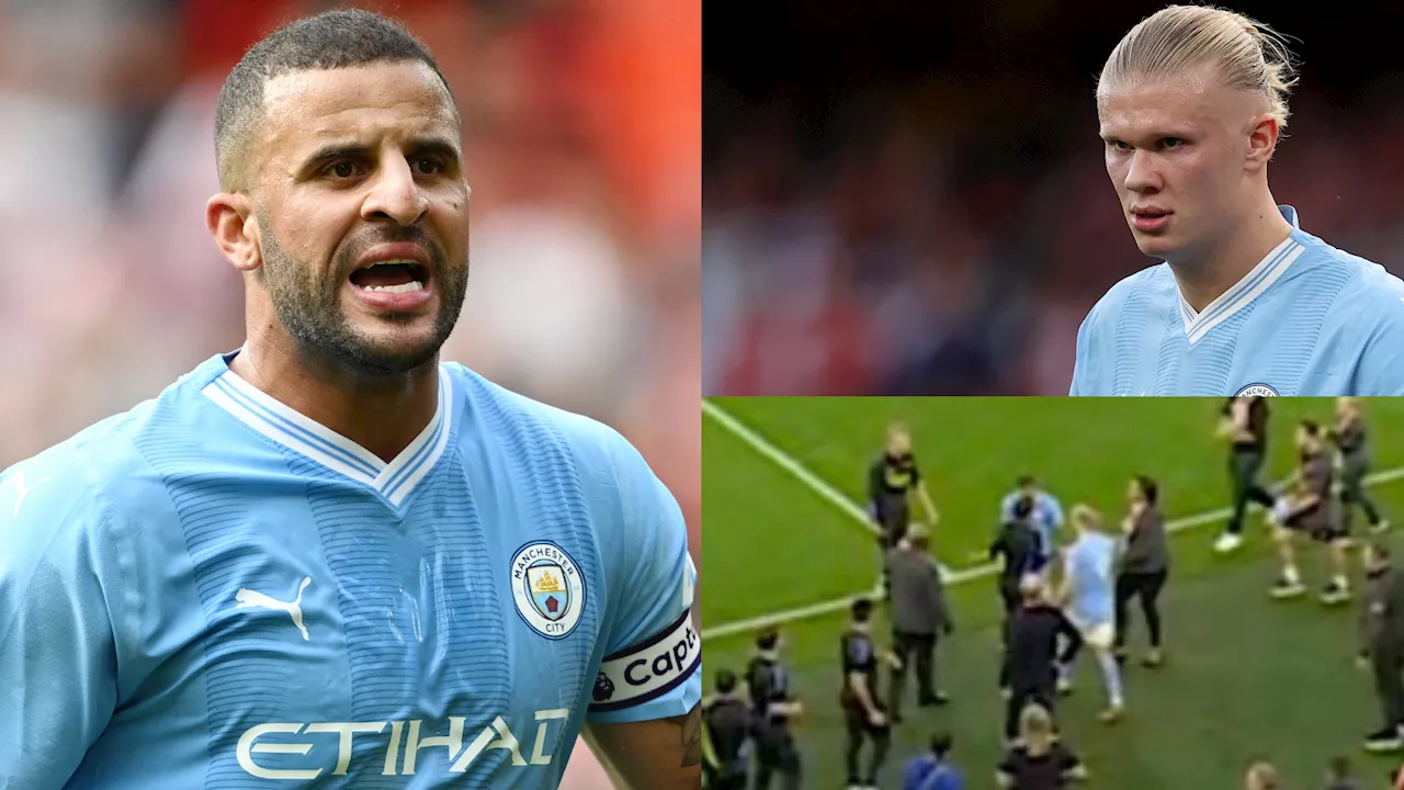 Revealed: Why Kyle Walker confronted Arsenal coach Nicolas Jover in tunnel incident involving Erling Haaland after Man City's defeat at Emirates Stadium