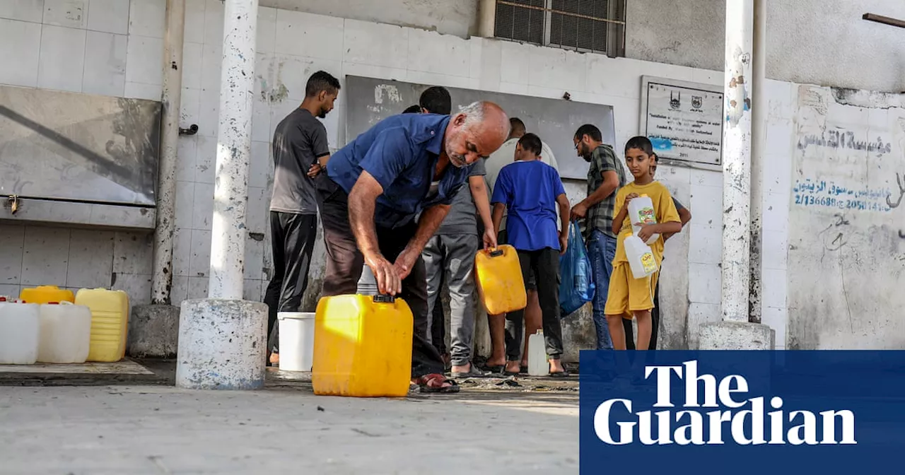 Fears grow people are dehydrating to death in Gaza as clean water runs out