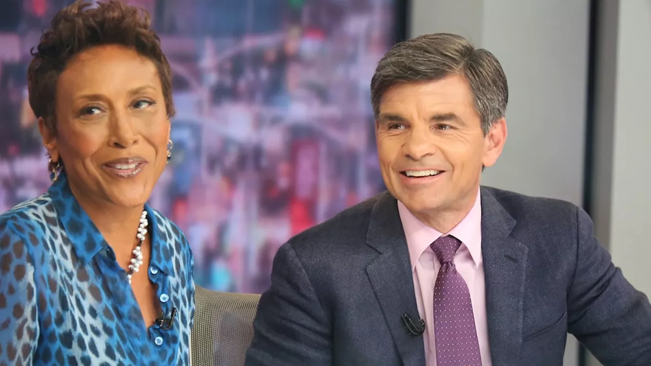 George Stephanopoulos teases GMA co-star Robin Roberts during live show over personal matter