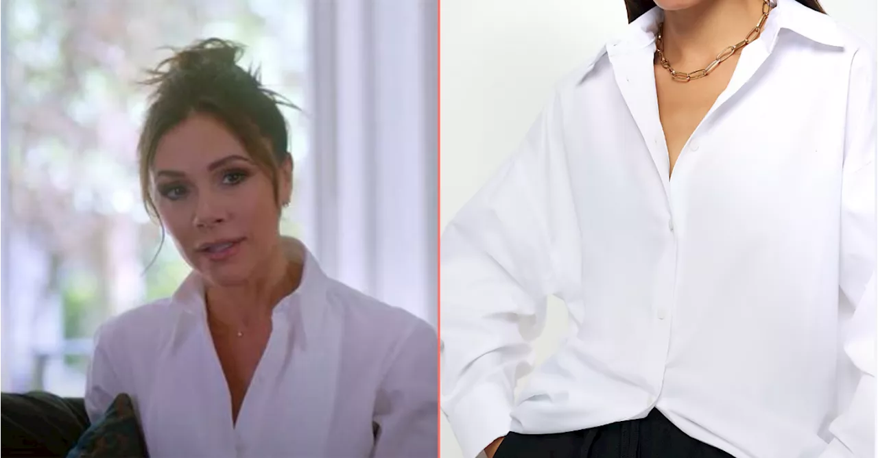 Get the look: Victoria Beckham’s ‘boyfriend shirt’ in Netflix doc sends sales soaring