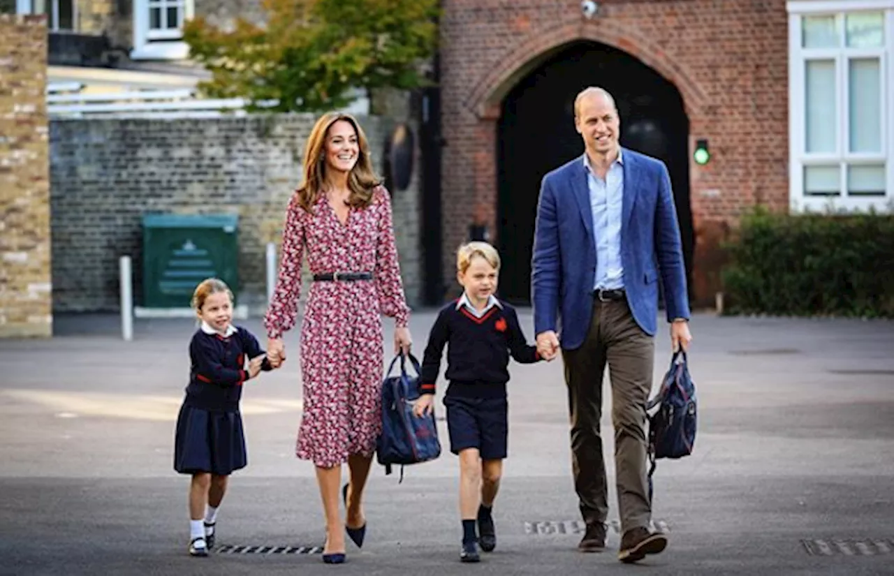 Kate Middleton said the cutest thing to Princess Charlotte on her first day of school yesterday