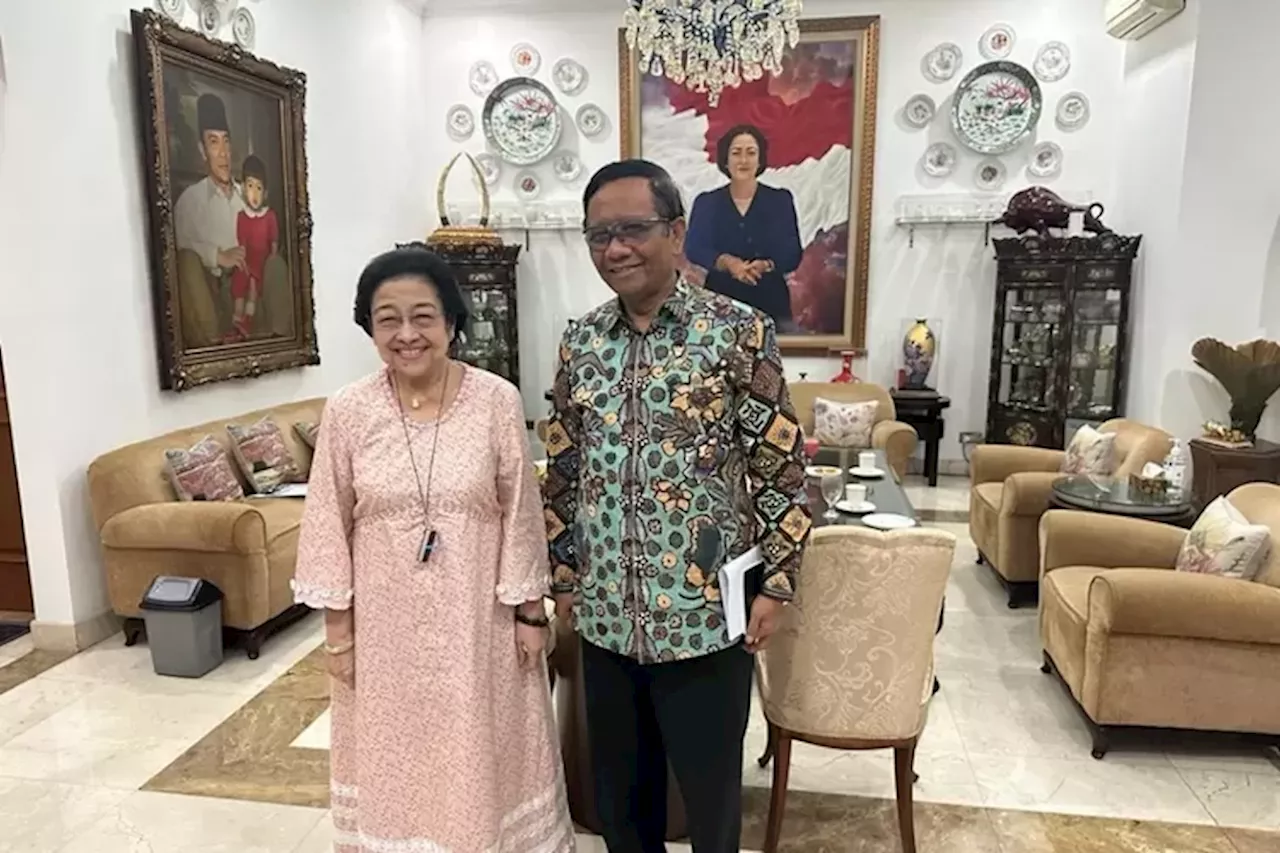 Megawati Berjumpa Mahfud Jelang Pengumuman Cawapres Ganjar Pranowo, Ada Apa?