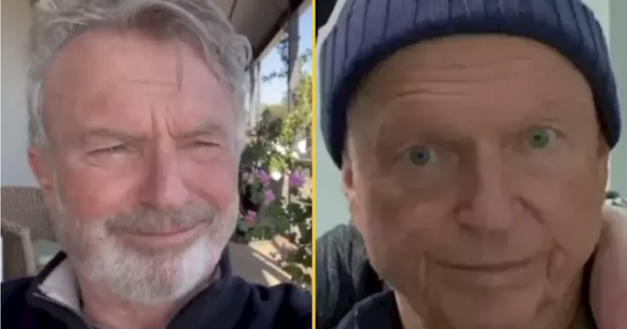 Sam Neill tearfully urges fans ‘not to worry’ over reports of his cancer