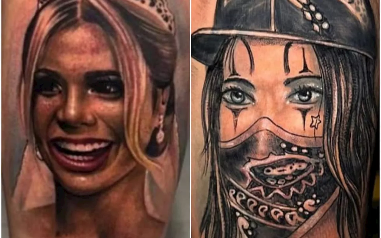 Guimê cobre tatuagem com rosto de Lexa e mostra resultado; veja antes e depois