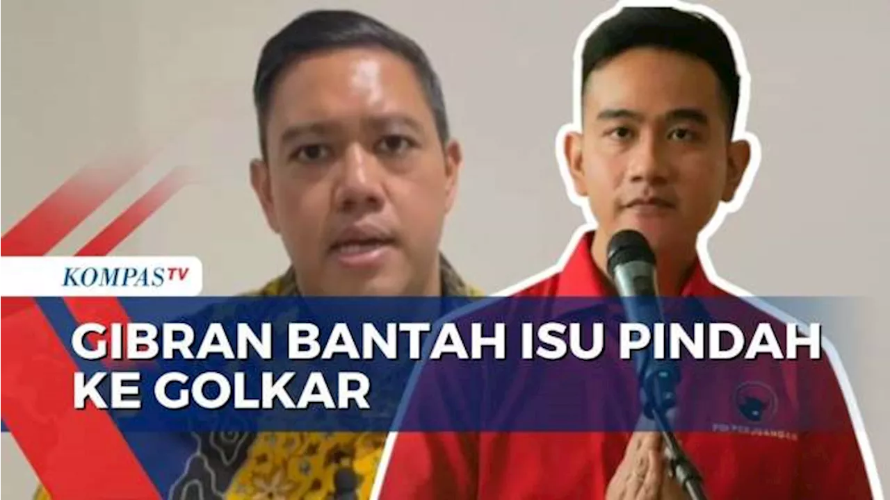 Begini Kata Gibran Bantah Isu Pindah ke Partai Golkar