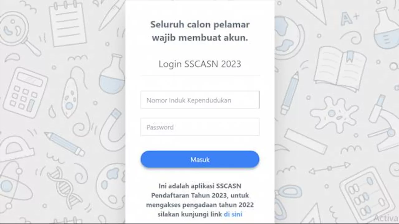 Cara Cek Hasil Seleksi Administrasi dan Cetak Kartu Pendaftaran CPNS 2023