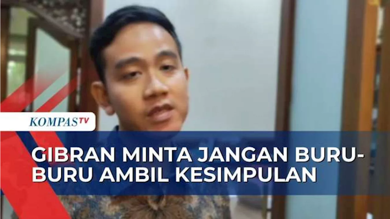 Dinilai Berpeluang Maju Cawapres Usai Putusan MK, Ini Tanggapan GIbran!