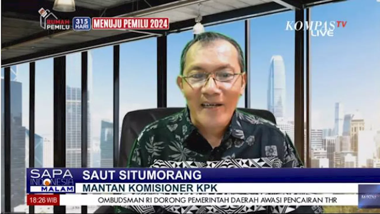 Jadi Saksi Kasus Pemerasan Pimpinan KPK, Saut Situmorang Jelaskan soal Pasal 36 UU KPK ke Penyidik