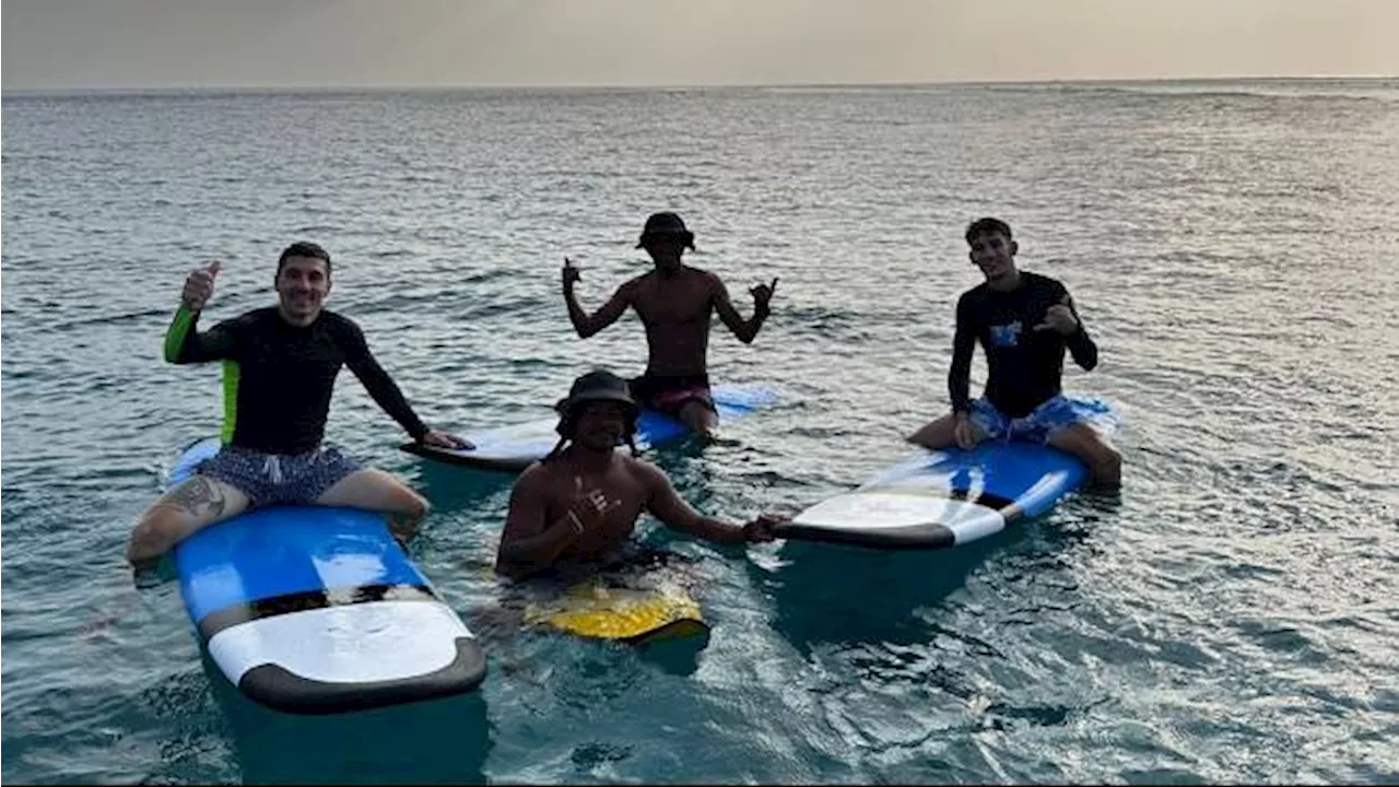 Maverick Vinales Belajar Surfing di Gili Trawangan, Instruktur Ketar-ketir Ternyata Ini Sebabnya