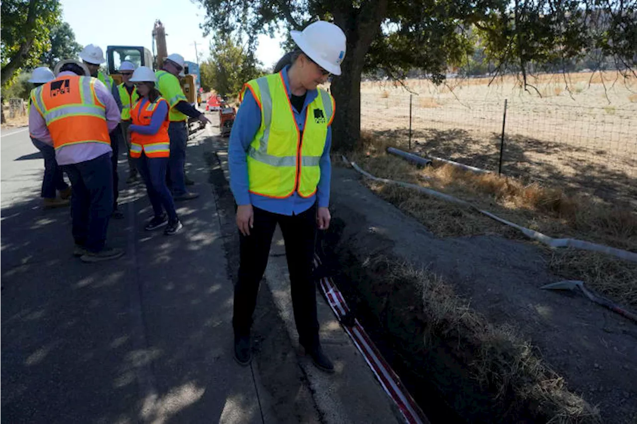 PG&E's plan to bury power lines and prevent wildfires faces opposition because of high rates