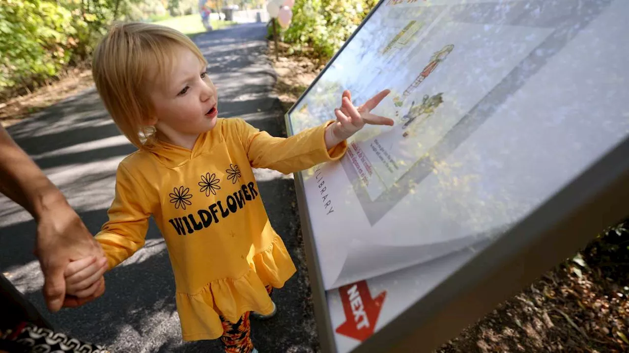 Reading has become a literal walk in the park — the new Tale Trail in Murray Park