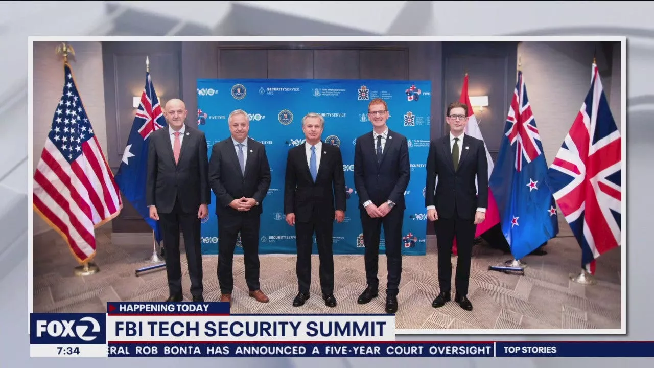 FBI and security leaders from 5 countries hold historic tech meeting in Palo Alto