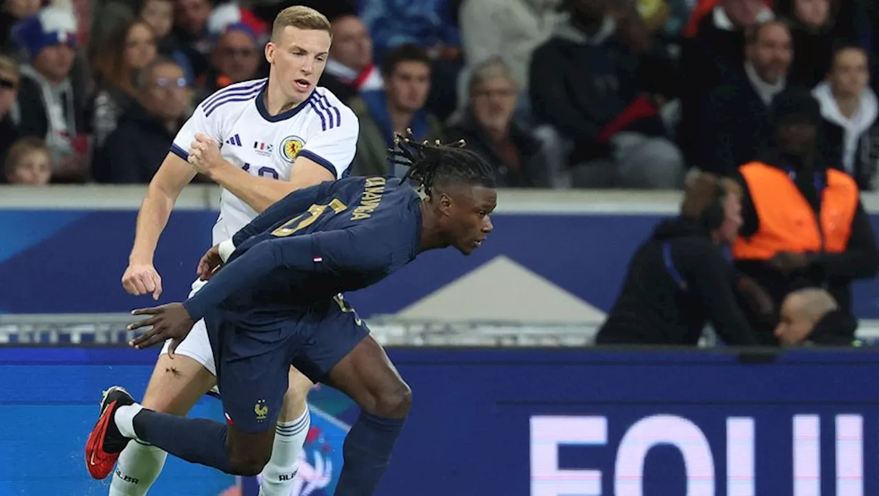 VIDEO. France-Ecosse : l'énorme bourde d'Eduardo Camavinga qui offre le premier but aux Ecossais en match amic