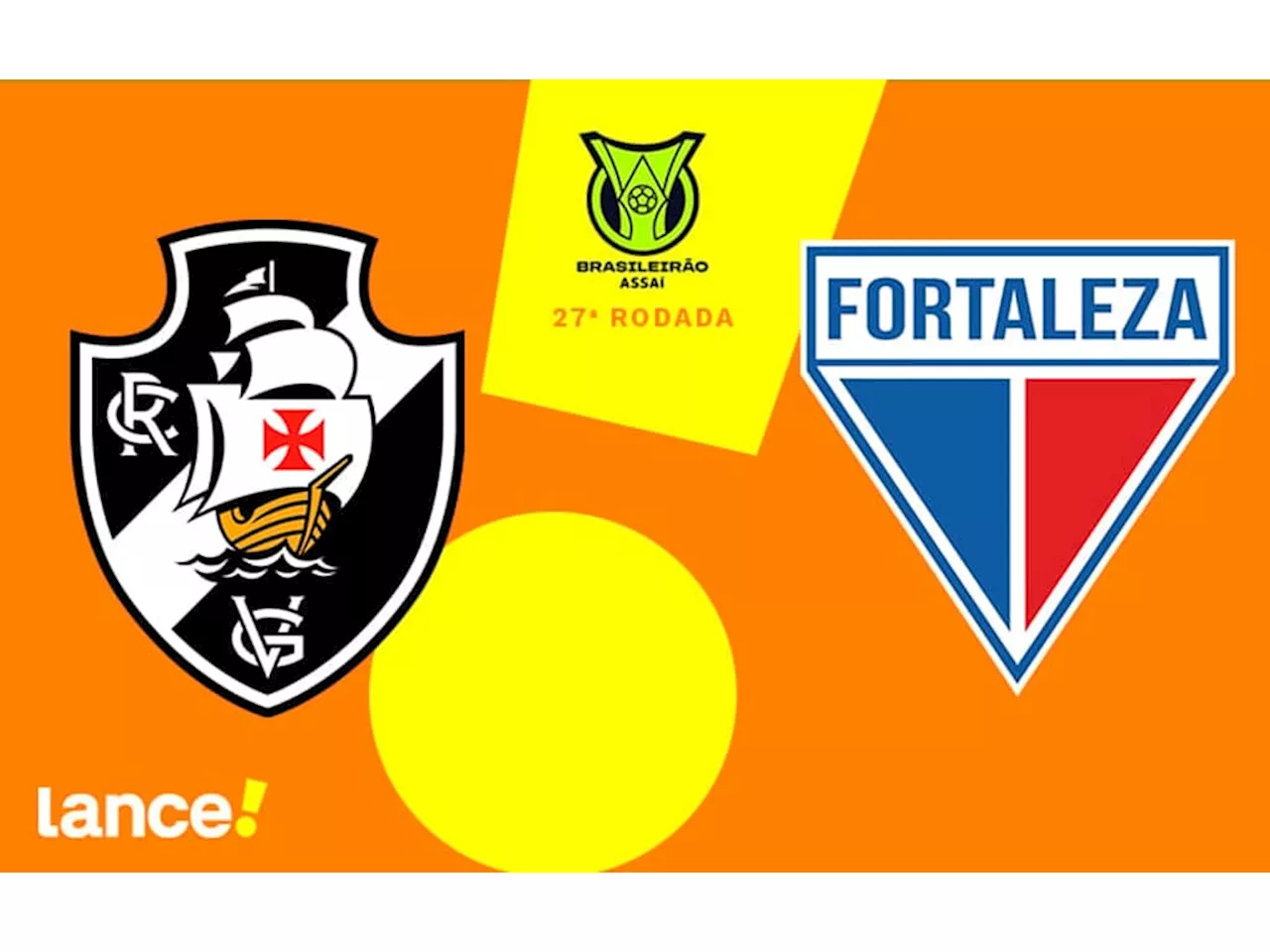 Vasco x Fortaleza: onde assistir ao vivo, horário e escalações do jogo pelo Brasileirão