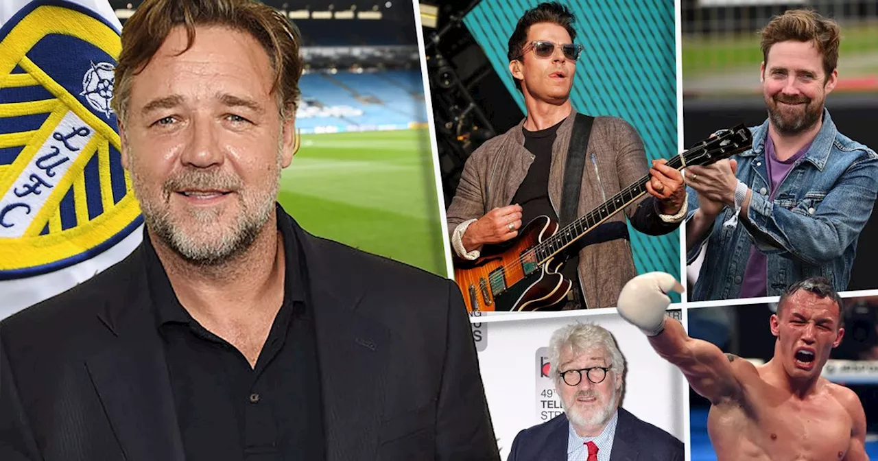 Leeds United's celebrity fans in pictures from Oscar-winners to chart-toppers