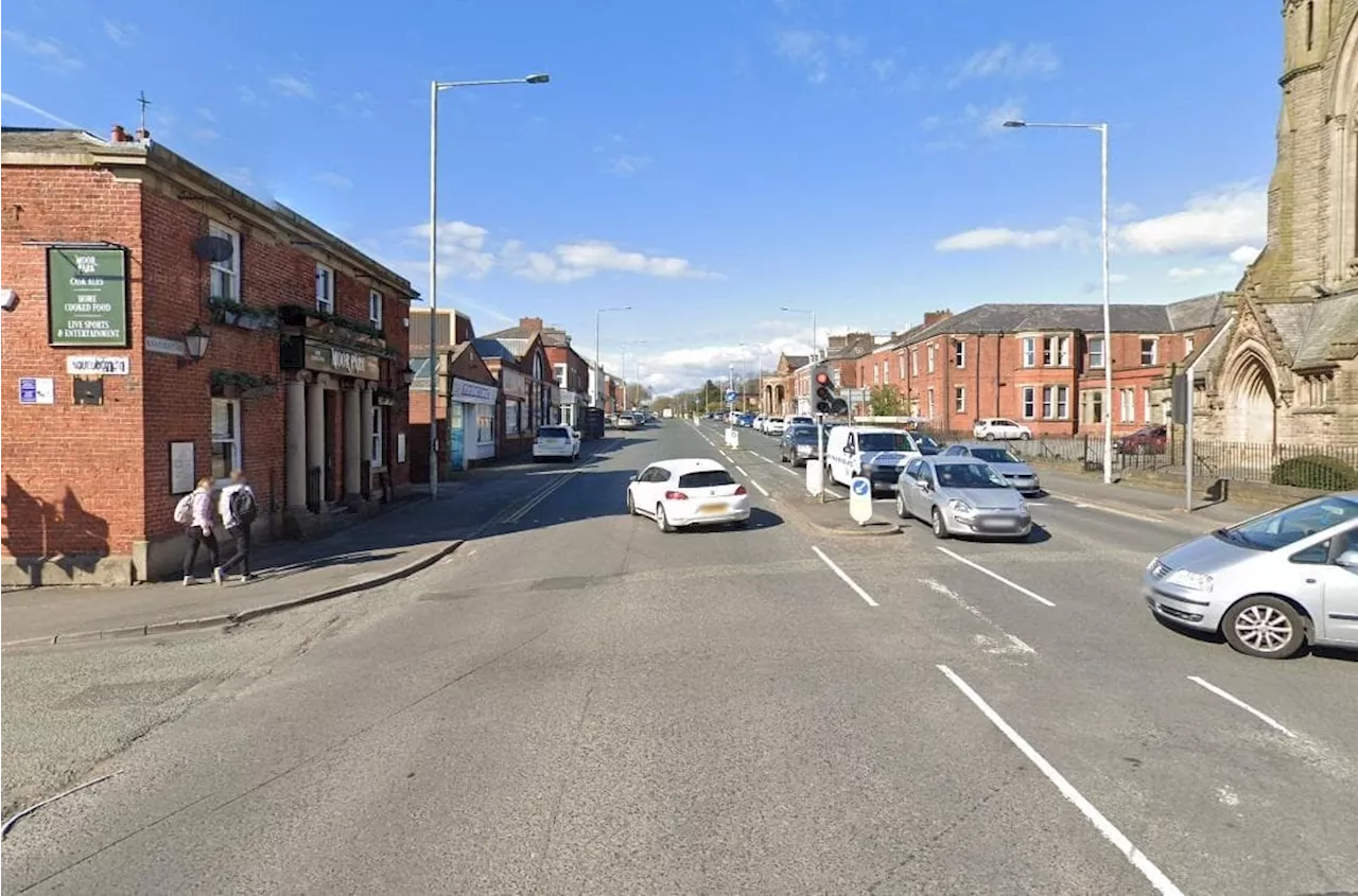 Traffic building after crash involving motorcyclist and car reported on A6 Garstang Road in Preston