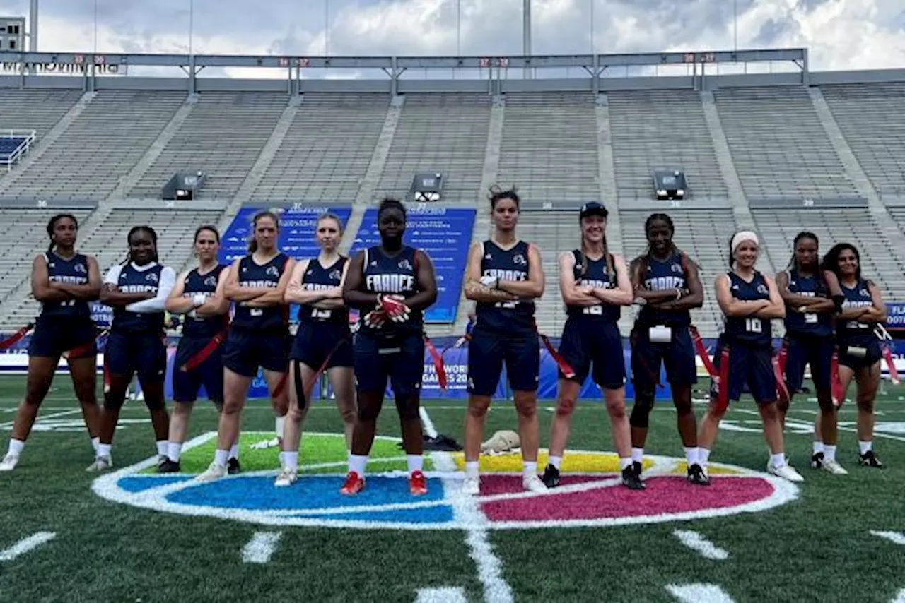 Quel est le niveau de l'équipe de France en flag football, cricket et lacrosse ?