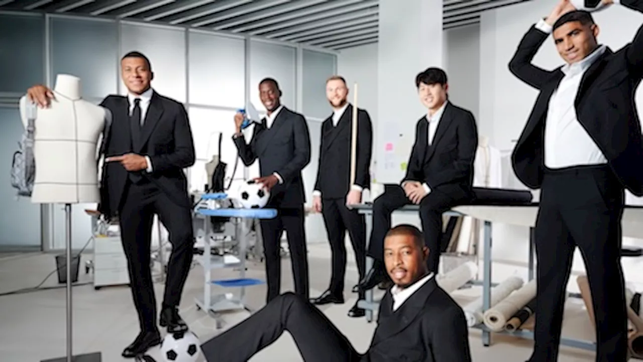 Paris Saint-Germain players rock Dior wardrobe updates in new campaign