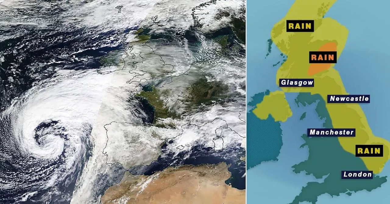 Storm Babet map shows where heavy rain is set to hit UK this week