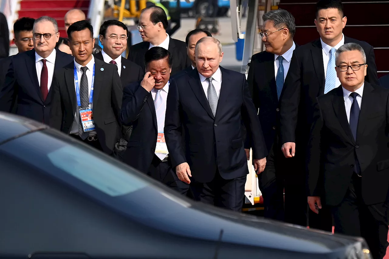 Putin lands in Beijing ahead of expected meetings with Chinese leaders