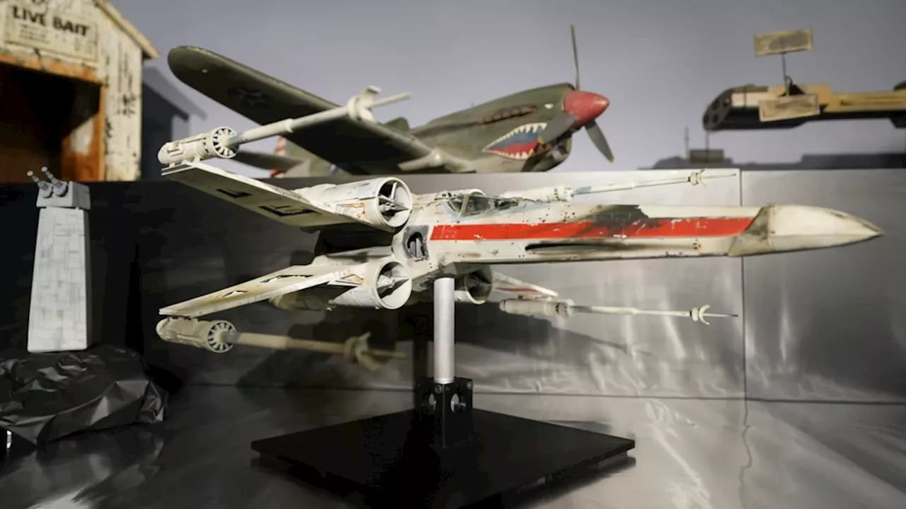 Miniature 'Star Wars' starfighter fetches over $3 million at auction