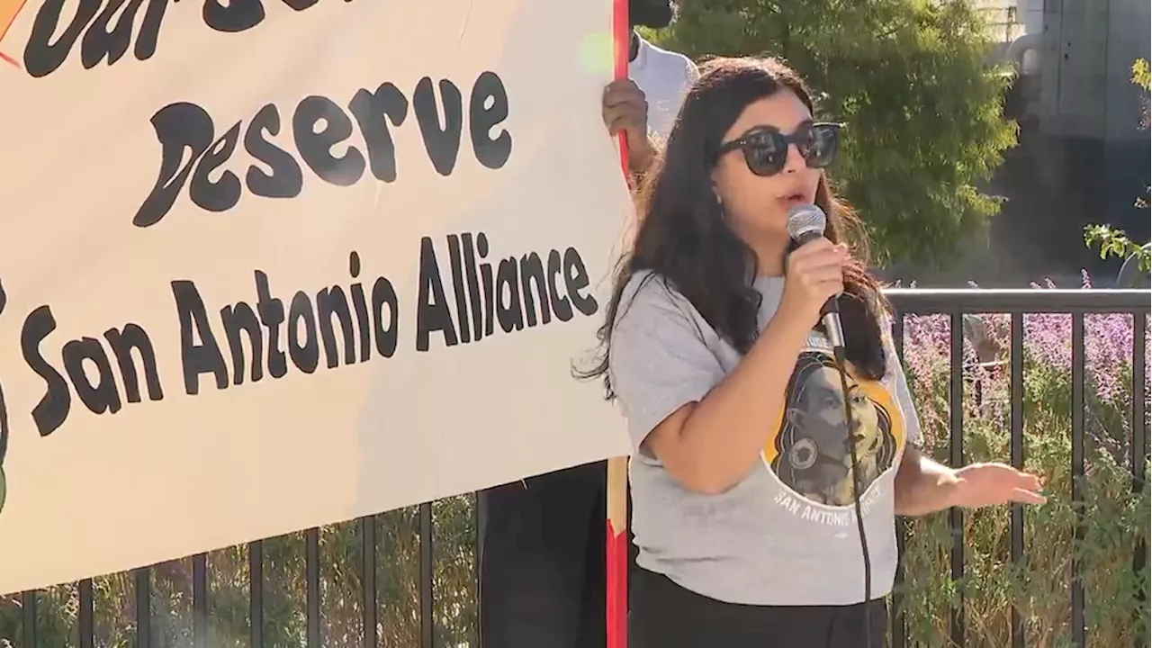 Parents protest San Antonio Independent School District's proposed school closures at board meeting