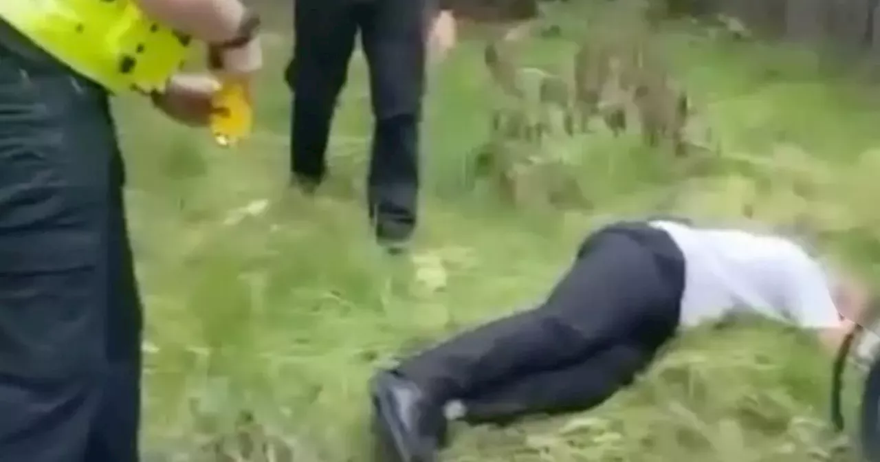 Police appear to Taser 14-year-old boy in school uniform