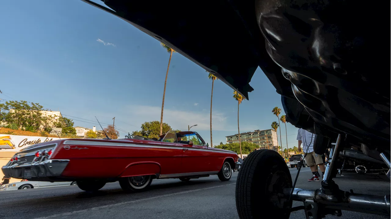 Once harassed by police, lowriders can cruise across California under a new law