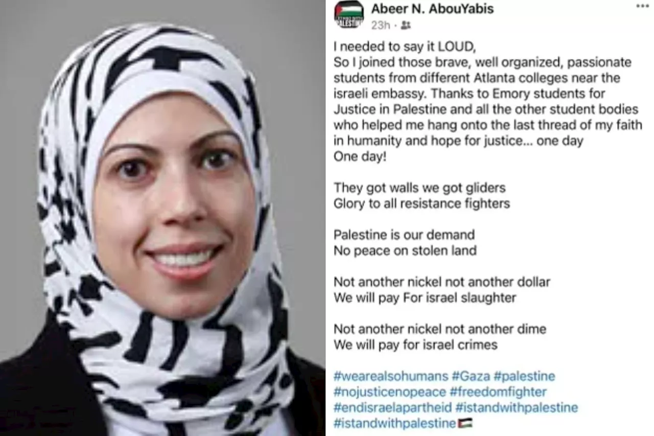 Atlanta cancer doctor put on leave after pro-Hamas post celebrating 'glory' of terrorist group