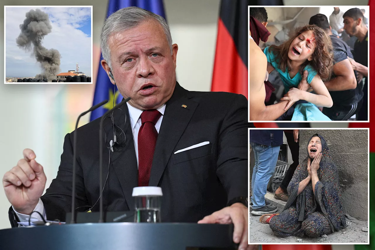 King Abdullah II shuts down talk of allowing Palestinians into Jordan, Egypt as 'red line'